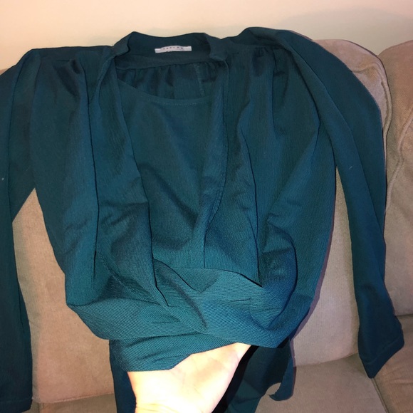 Teal, twist front too with long back - Picture 4 of 4